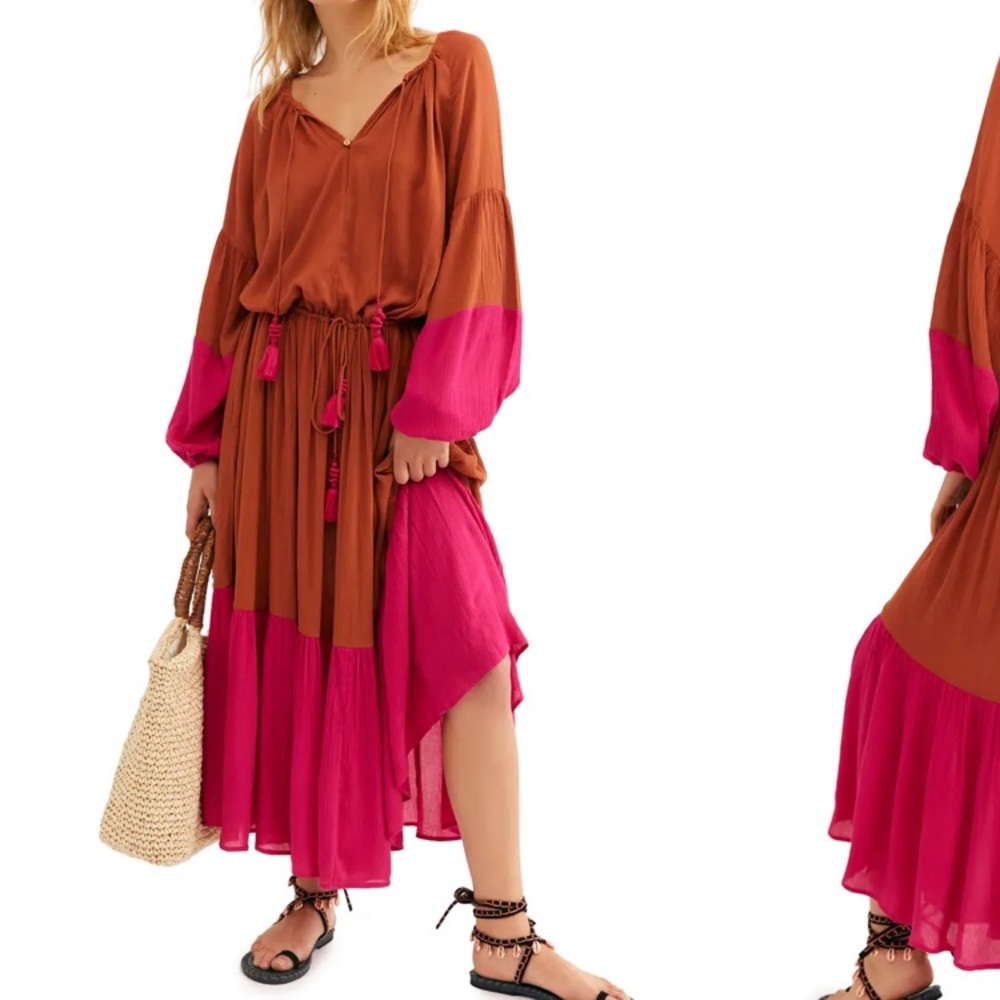 NWT Free People Never Forget Maxi Dress